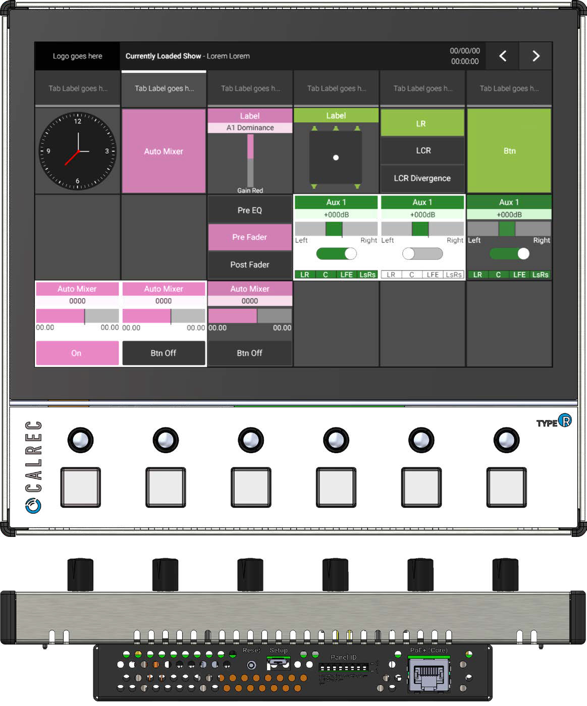 Calrec Type R Large Soft Panel (LSP)